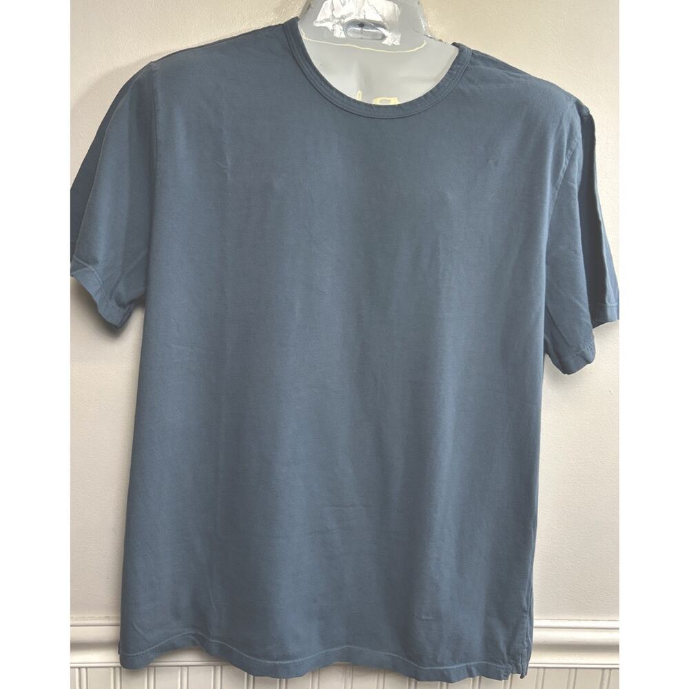 Vince. Crewneck T-Shirt Men’s XL Lot Of 2 Blue Green 100% Cotton USA - Picture 4 of 9